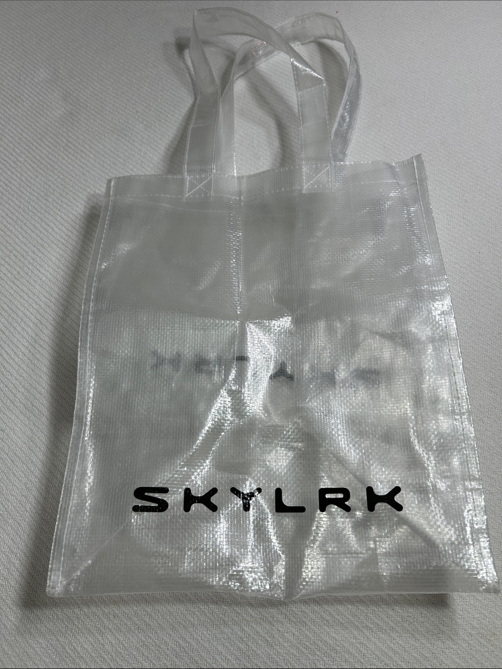 SKYLRK Clear Tote Bag